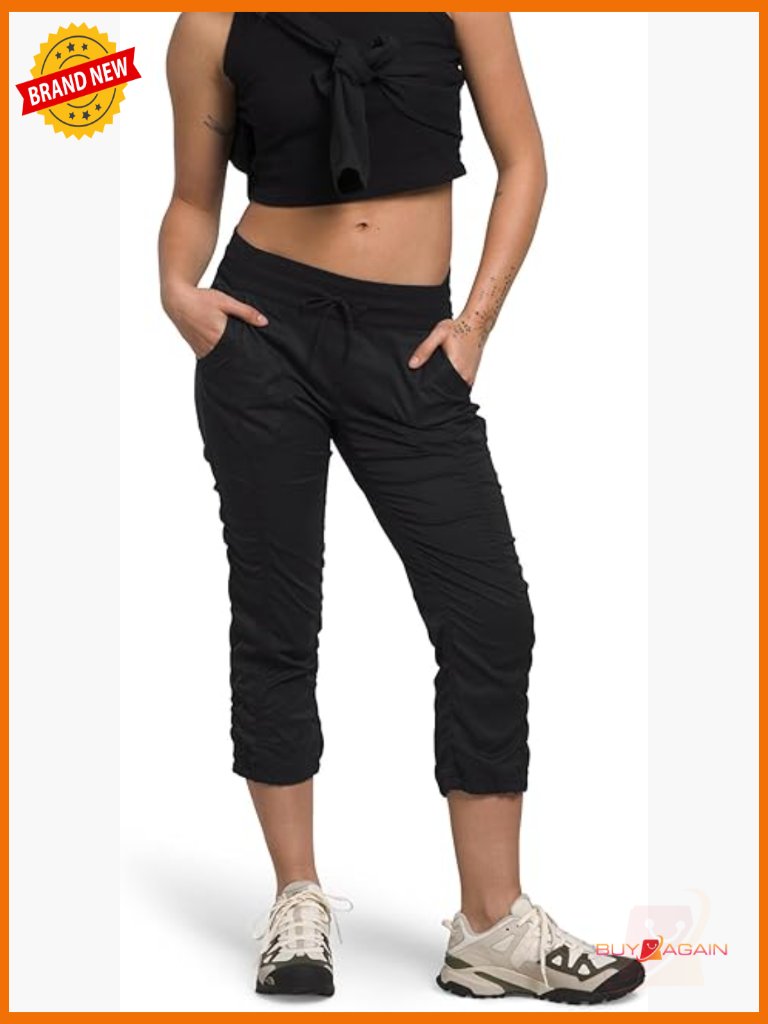 Moisture Wicking Capri - Water Repellent, Upf 40+, Drawcord Waist